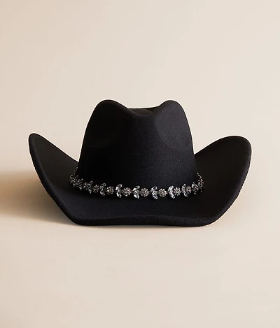 Floral Glitz Cowboy Hat