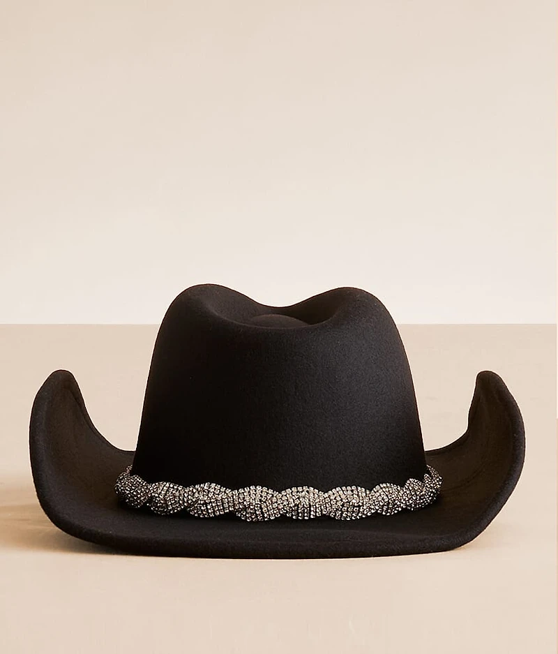 Rhinestone Banded Cowboy Hat