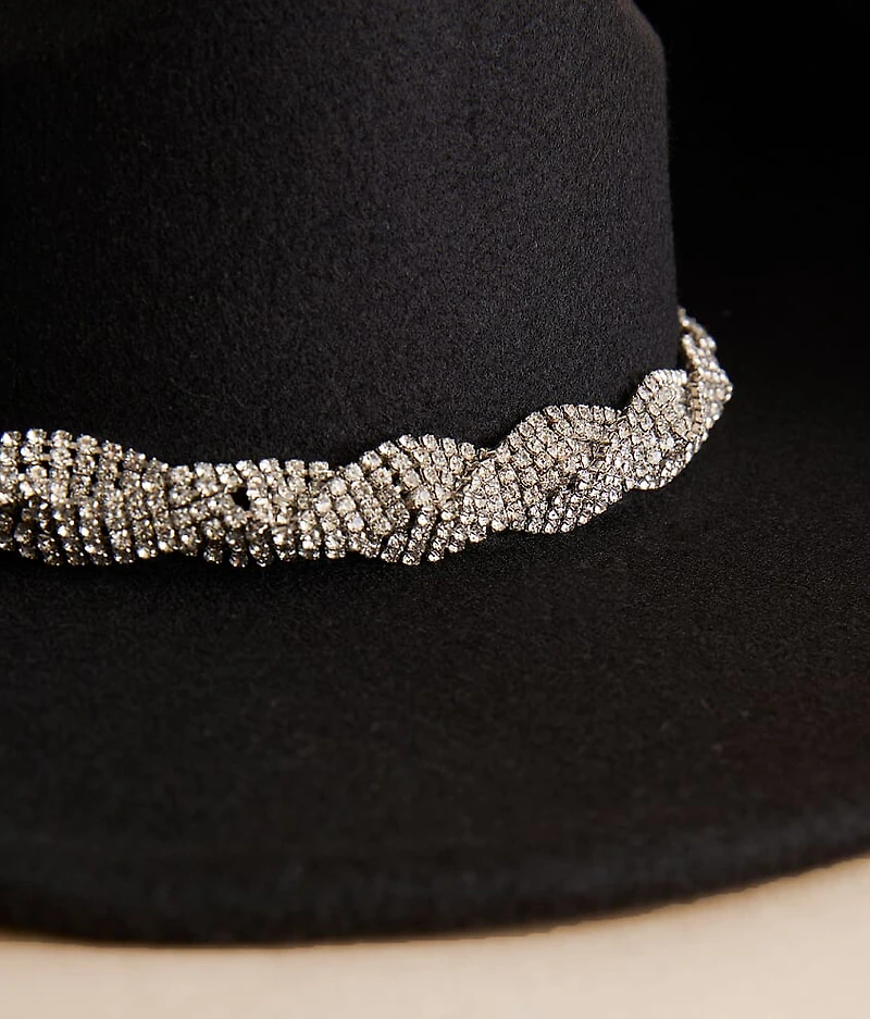 Rhinestone Banded Cowboy Hat