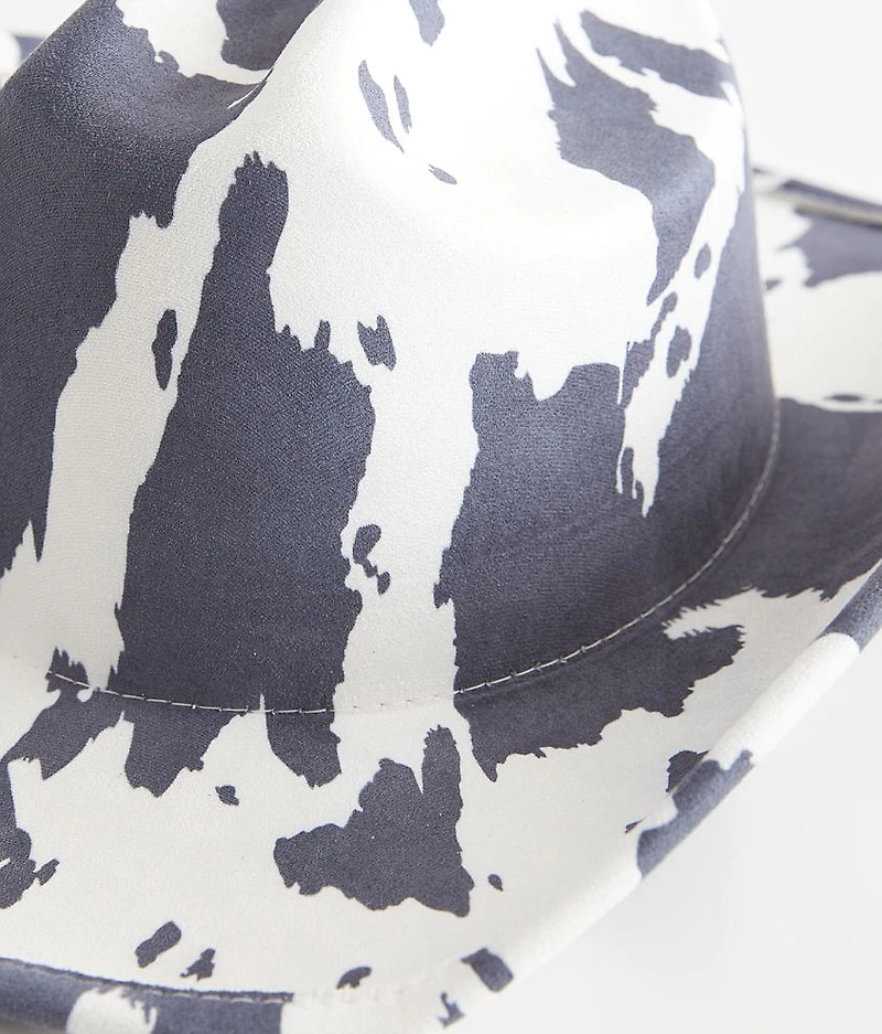 Cow Print Cowboy Hat