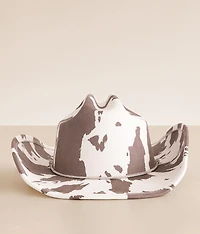 Glitz Cow Print Cowboy Hat
