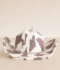 Glitz Cow Print Cowboy Hat