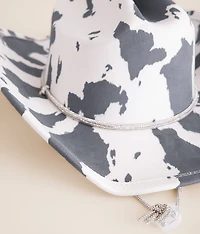 Glitz Cow Print Cowboy Hat