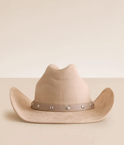 Sterling & Stitch Studded Cowboy Hat