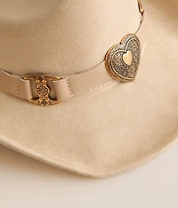 Heart Concho Cowboy Hat