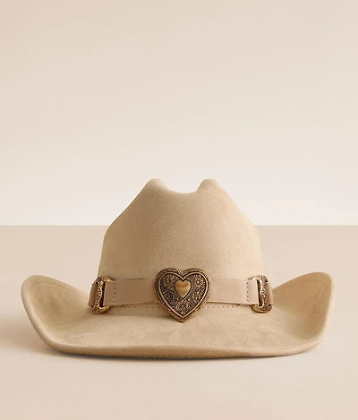 Heart Concho Cowboy Hat
