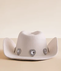 Glitz Heart Cowboy Hat