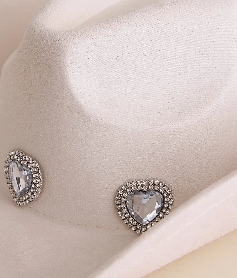 Glitz Heart Cowboy Hat