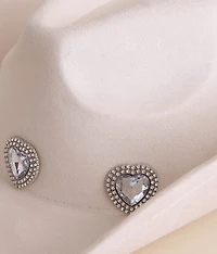 Glitz Heart Cowboy Hat