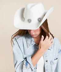 Glitz Heart Cowboy Hat