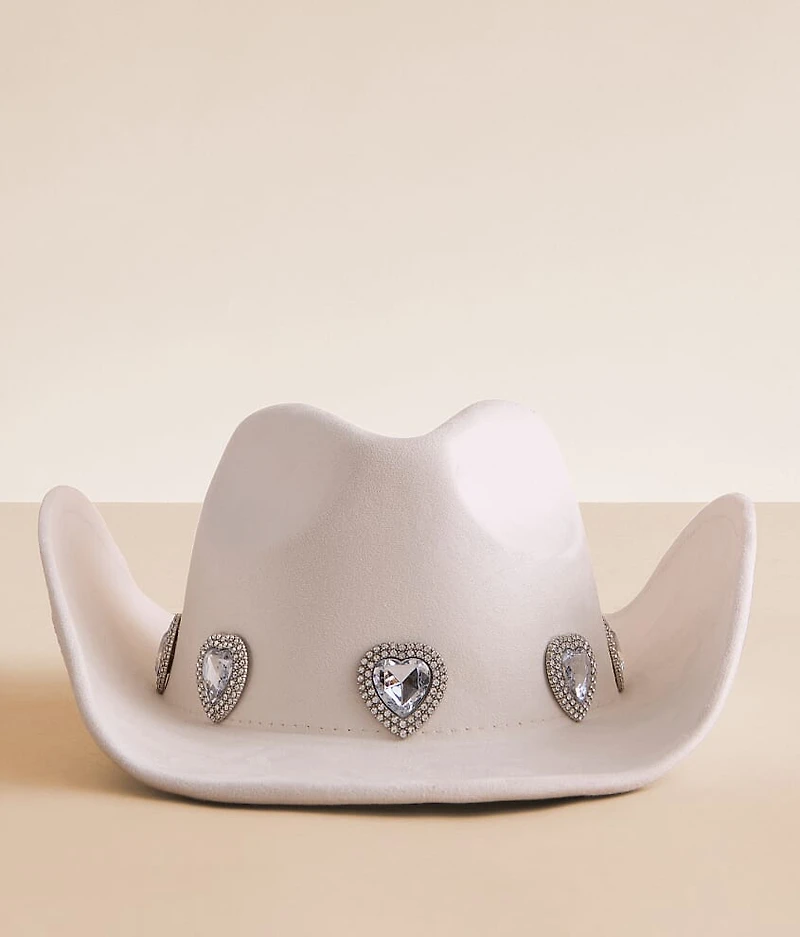 Glitz Heart Cowboy Hat