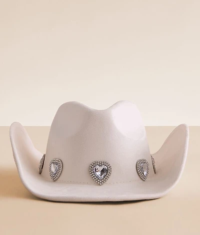 Glitz Heart Cowboy Hat