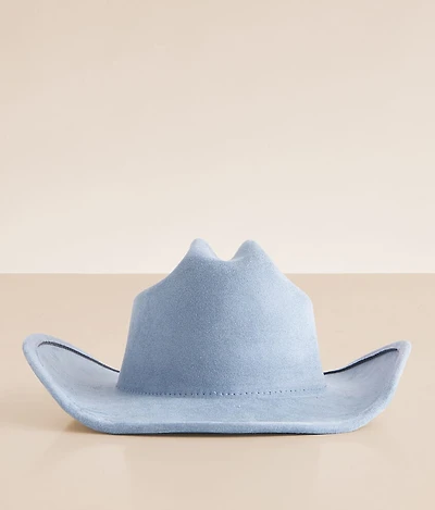 Fame Accessories Solid Cowboy Hat