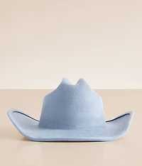 Fame Accessories Solid Cowboy Hat