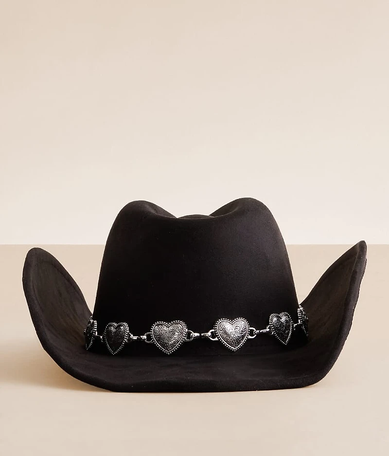 Heart Concho Cowboy Hat