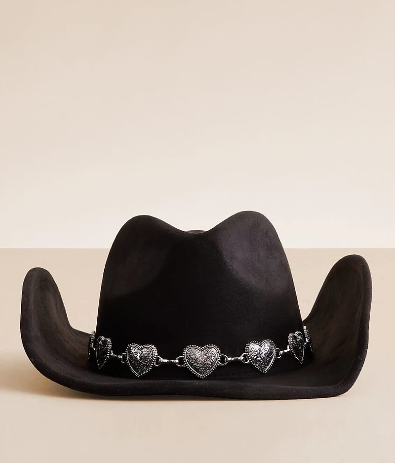 Heart Concho Cowboy Hat