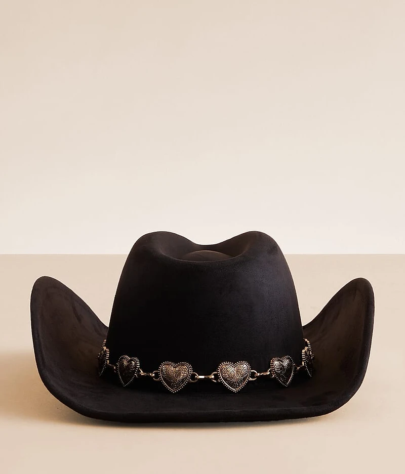 Heart Concho Cowboy Hat