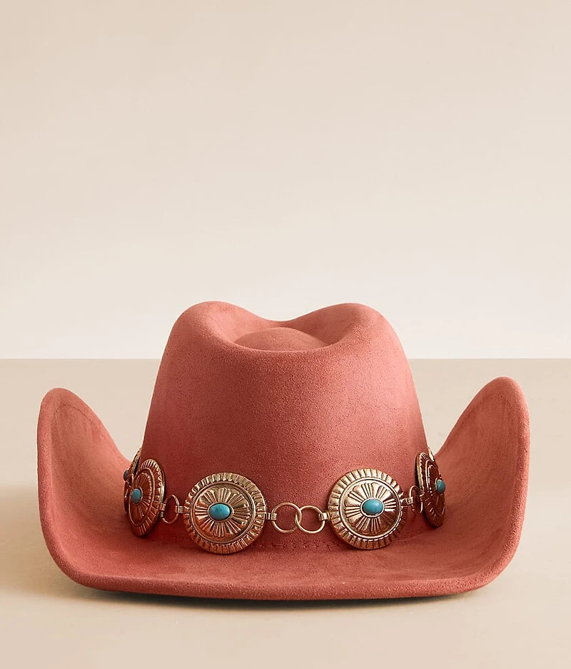 Turquoise Concho Cowboy Hat