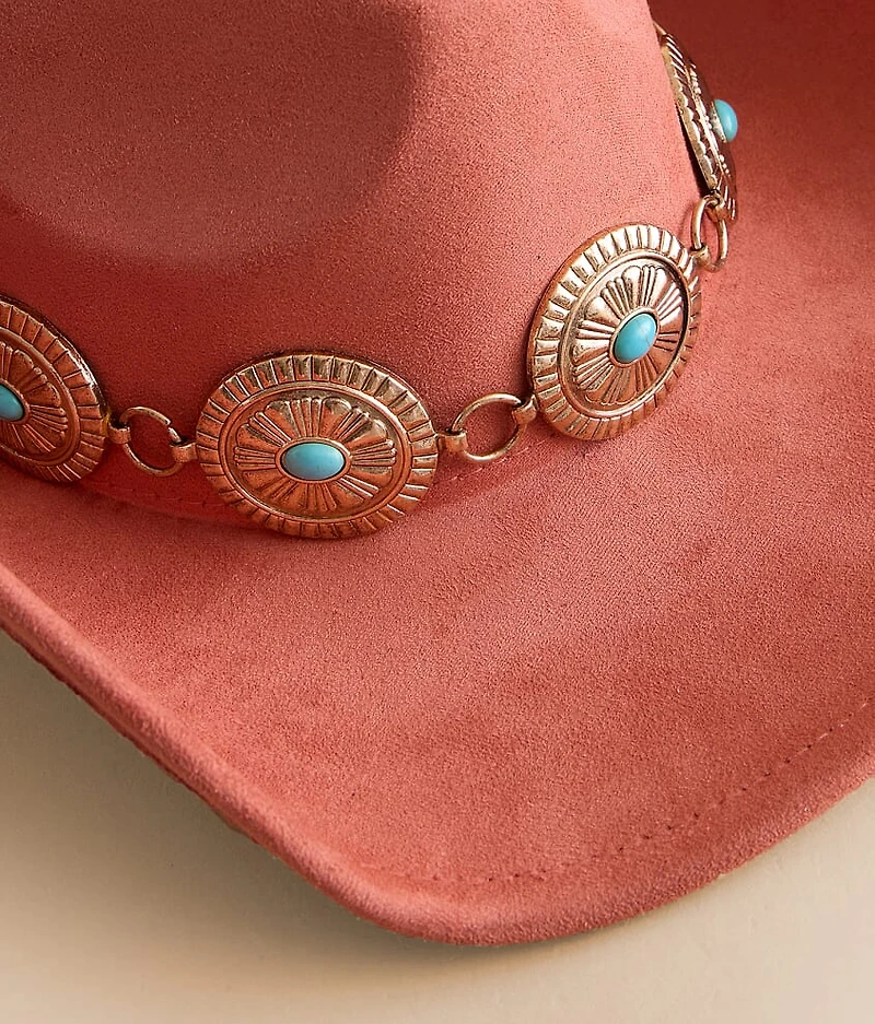 Turquoise Concho Cowboy Hat