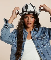 Steer Studded Cowboy Hat
