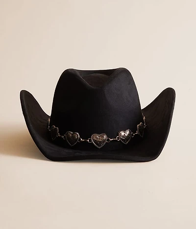 Heart Concho Cowboy Hat