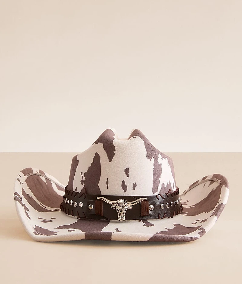 Longhorn Stud Banded Cowboy Hat