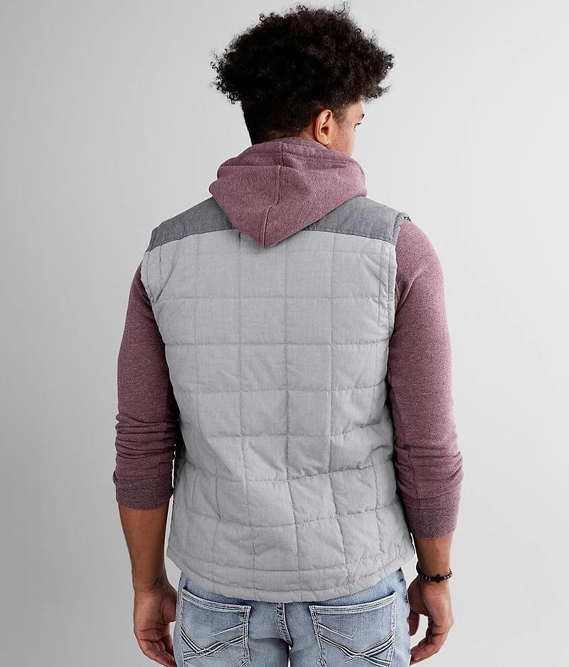 Color Block Canvas Vest