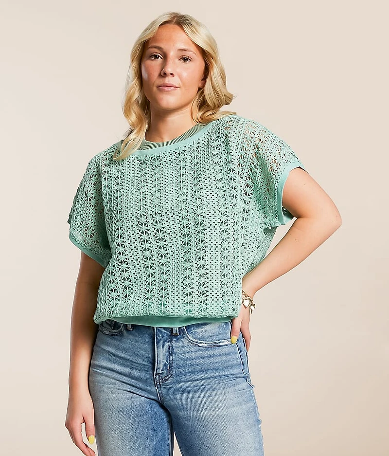 Open Stitch Top