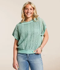 Open Stitch Top