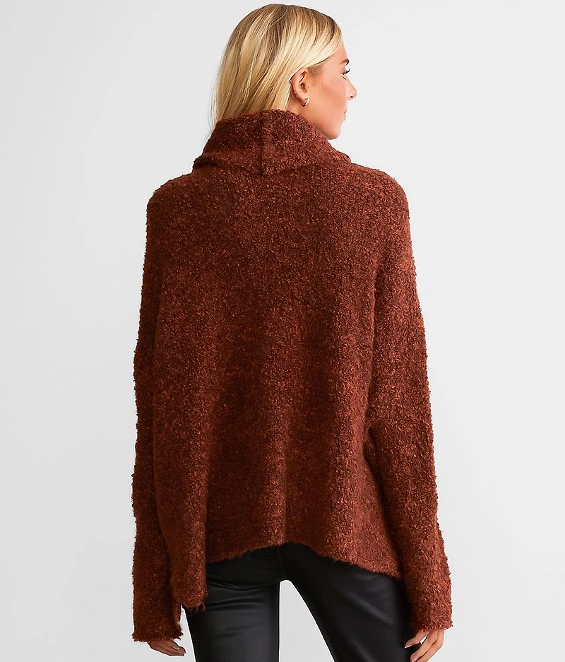 Boucle Yarn Oversized Sweater