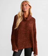Boucle Yarn Oversized Sweater