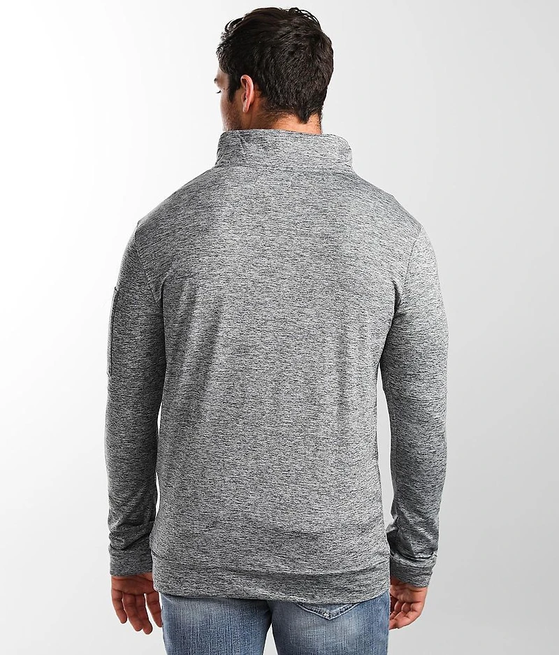 Diedrich Heathered Quarter Zip Pullover