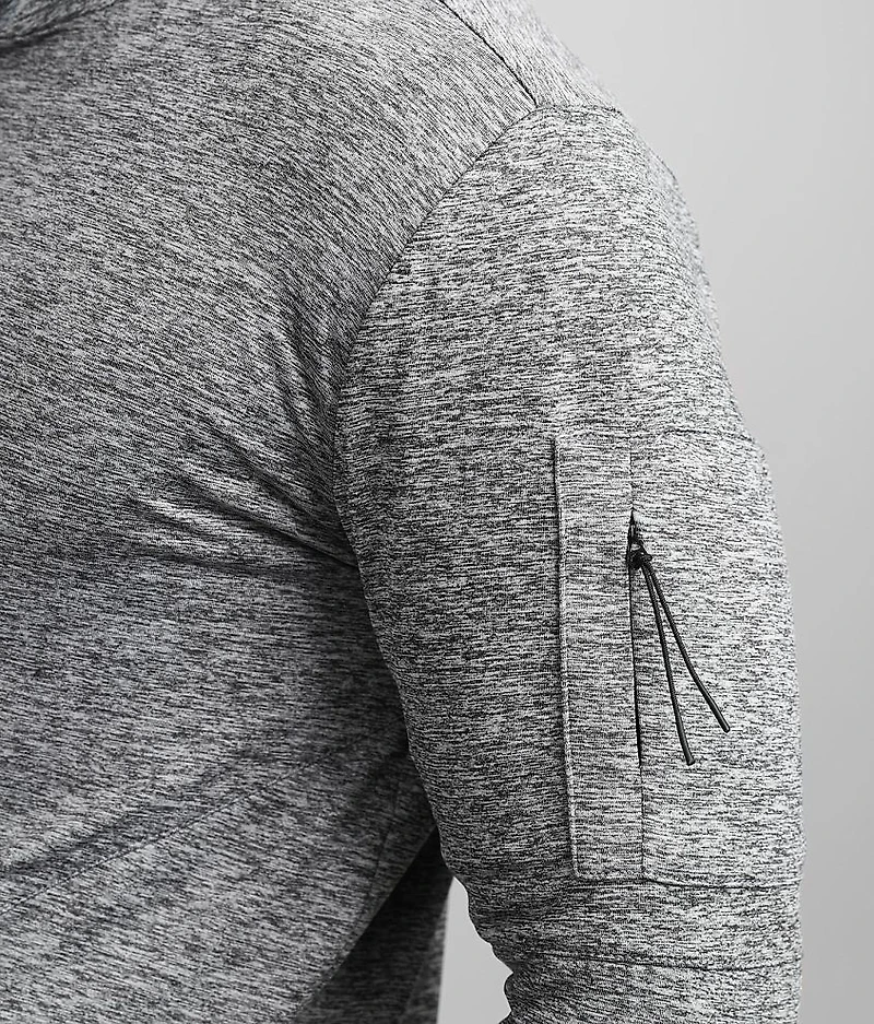 Diedrich Heathered Quarter Zip Pullover