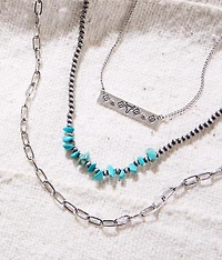 3 Pack Western Stack Necklace Set