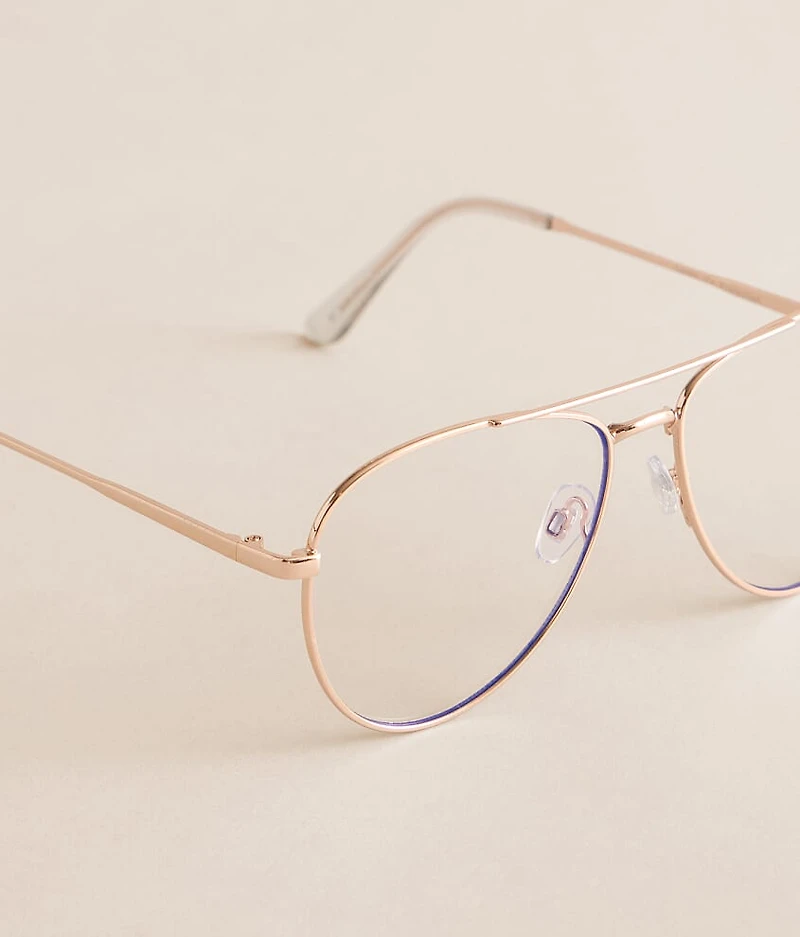 Aviator Blue Light Glasses