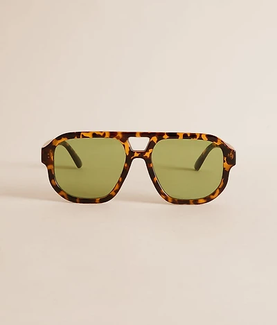 Tort Aviator Sunglasses