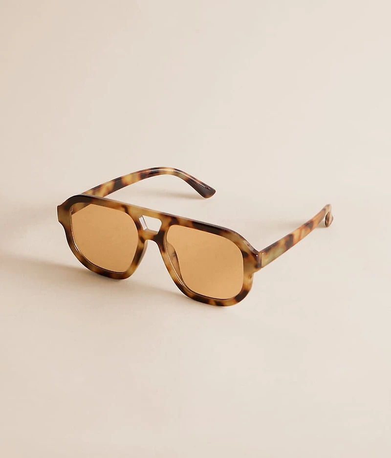 Tort Aviator Sunglasses