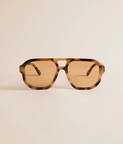 Tort Aviator Sunglasses