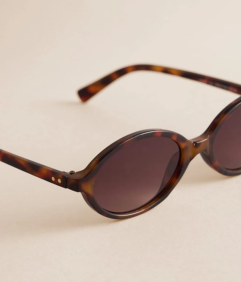 Oval Tort Sunglasses
