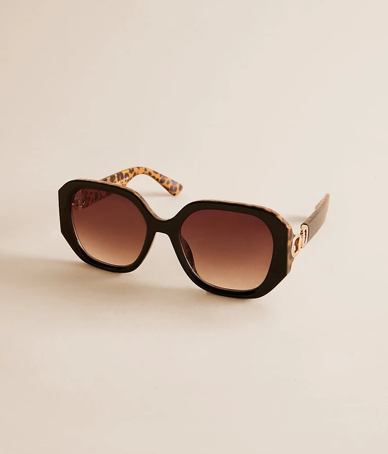 Leopard Print Sunglasses