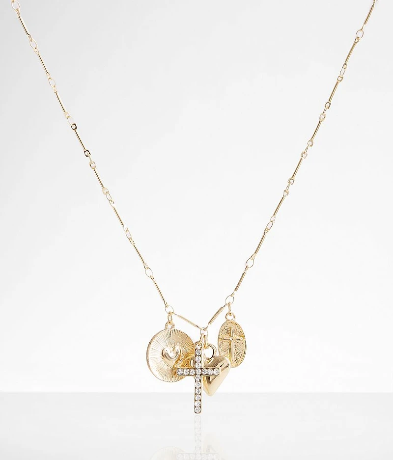 Cross & Heart Necklace