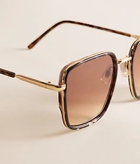 Tort Square Sunglasses