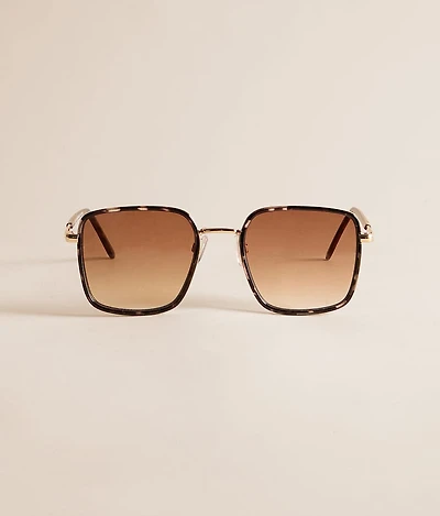 Tort Square Sunglasses