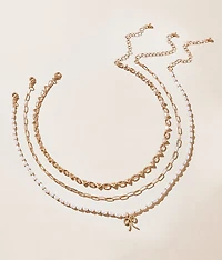 3 Pack Mixed Necklace Set