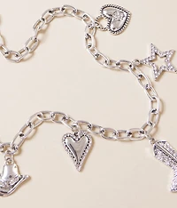 Western Glitz Charm Necklace