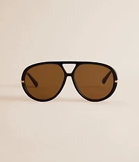Round Aviator Sunglasses