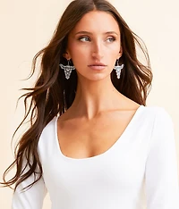 Glitz Steer Drop Earring