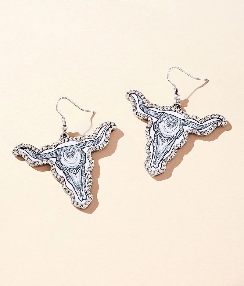 Glitz Steer Drop Earring