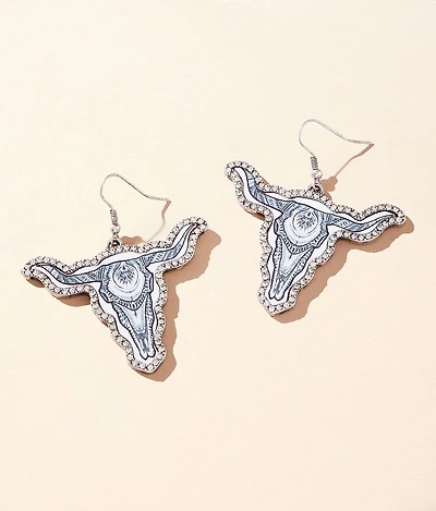 Glitz Steer Drop Earring