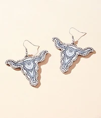 Glitz Steer Drop Earring